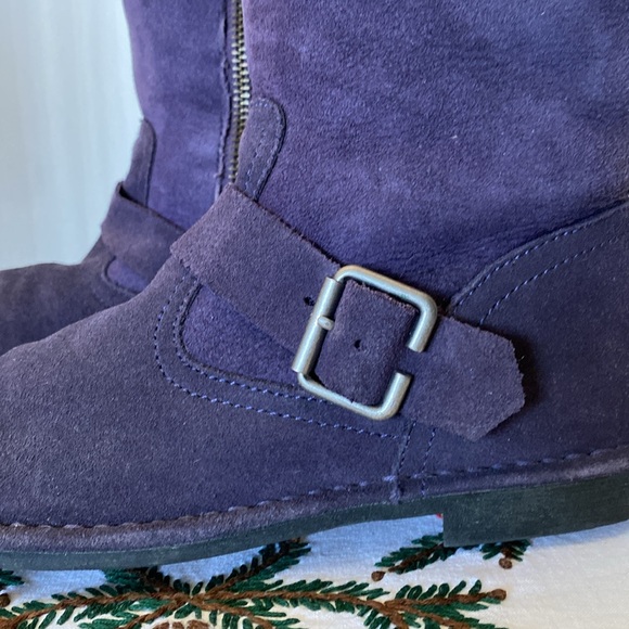 REDUCED!! Anna Sui for Hush Puppies tall suede boots! Zipper! Size 6 us - Picture 4 of 17